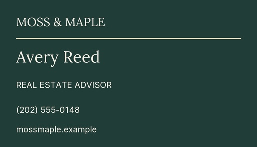 Agent contact card size of Room to Settle