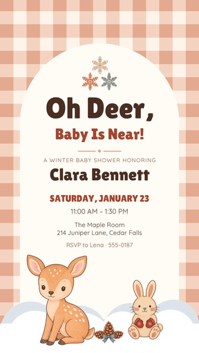 Story opener size of Oh Deer, Baby Is Near