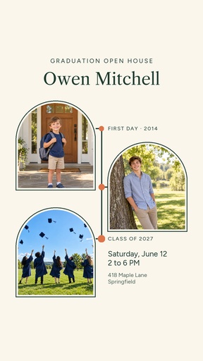 Story opener size of From Kindergarten to Cap and Gown