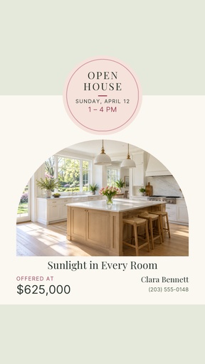 Story opener size of Sunlit Spring Open House