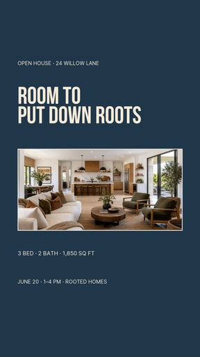 Story opener size of Room to Put Down Roots