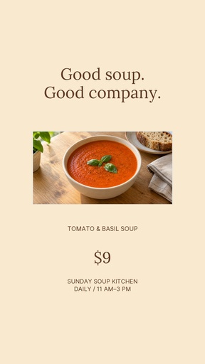 Story opener size of Sunday Soup Kitchen