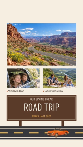 Story opener size of Our Spring Break Road Trip
