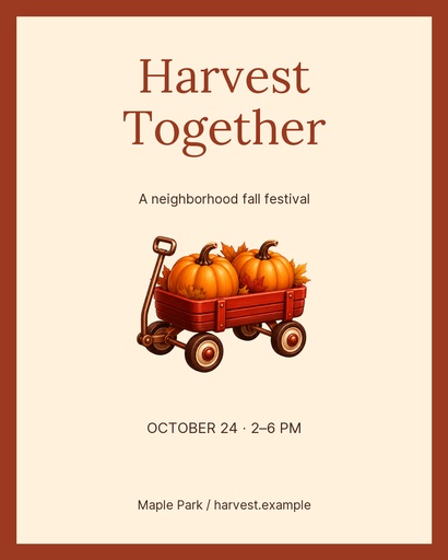 Portrait post size of Harvest Together