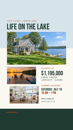 Story opener size of Lakefront Summer Showing