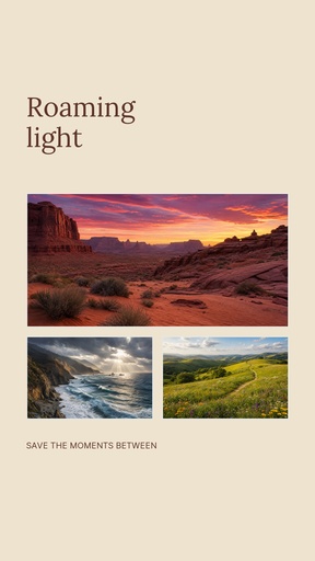 Story opener size of Roaming Light