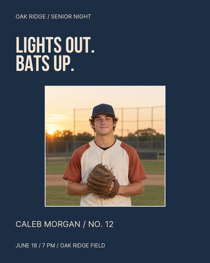 Portrait post size of Lights Out, Bats Up