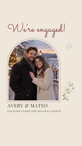 Story opener size of Engaged for the Holidays