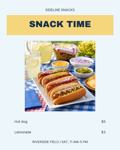 Portrait post size of Sideline Snacks