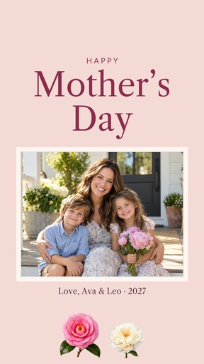 Story opener size of Happy Mother's Day with Love