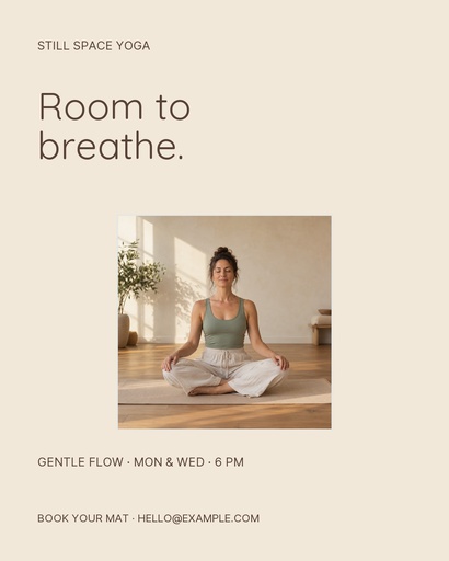 Portrait post size of Still Space Yoga