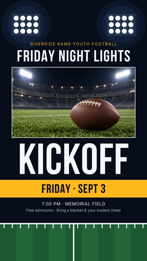 Story opener size of Friday Night Lights Kickoff