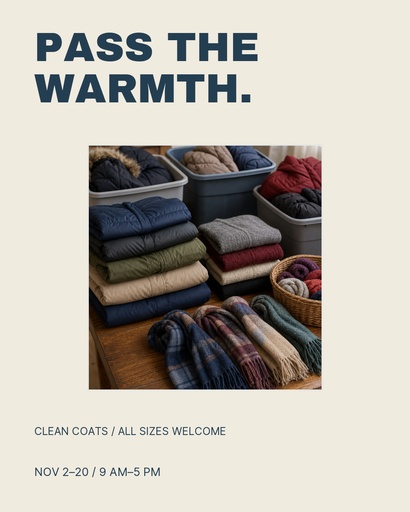 Portrait post size of Winter Coat Kindness