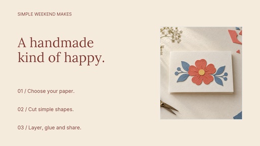 Landscape graphic size of Simple Weekend Makes