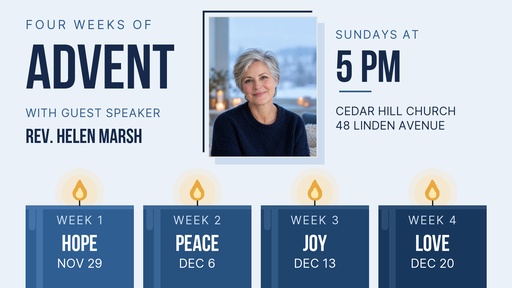 Landscape graphic size of Four Weeks of Advent