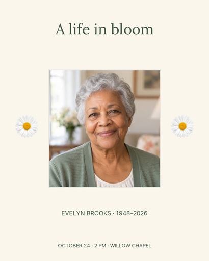 Portrait post size of A Life in Bloom