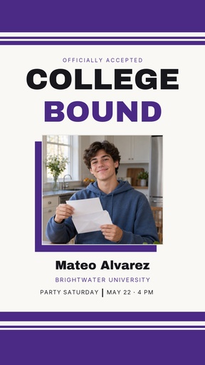 Story opener size of College Bound