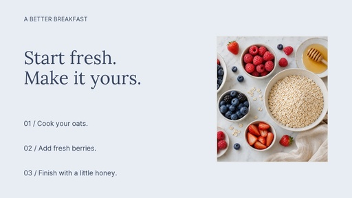 Landscape graphic size of A Better Breakfast
