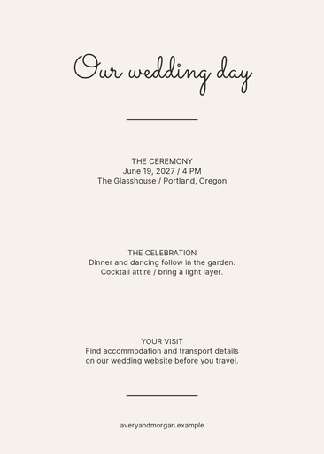 Details card size of Always Together