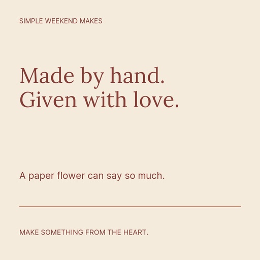Square post size of Simple Weekend Makes