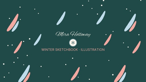 YouTube banner size of Snowfall Sketchbook