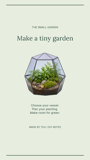 Story opener size of A Tiny Garden Made by You