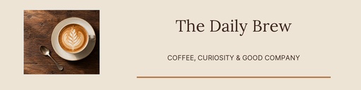 LinkedIn banner size of The Daily Brew