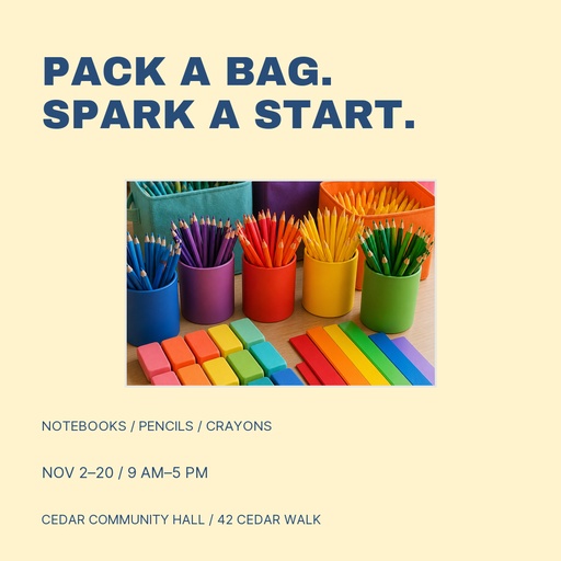 Square post size of The School Supply Share