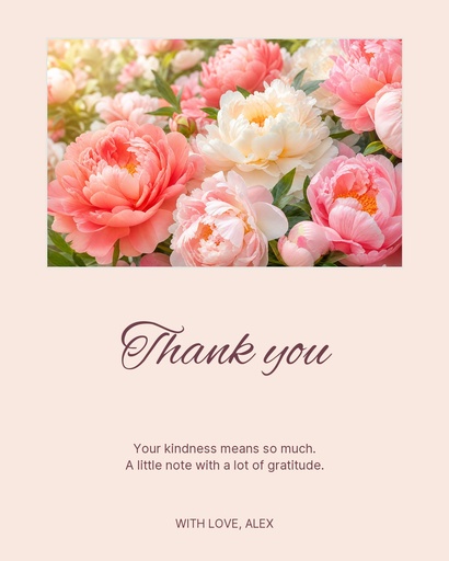 Portrait post size of A Little Thank You