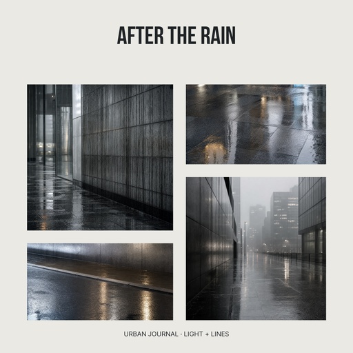 Square photo collage size of After the Rain
