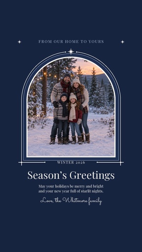 Story opener size of Starlit Season's Greetings
