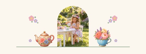 Page cover size of Garden Tea Party at Four