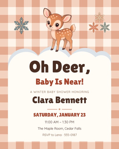 Portrait post size of Oh Deer, Baby Is Near