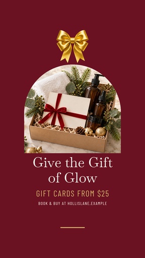 Story opener size of Give the Gift of Glow
