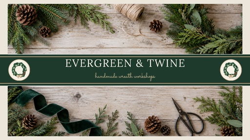YouTube banner size of Evergreen and Twine