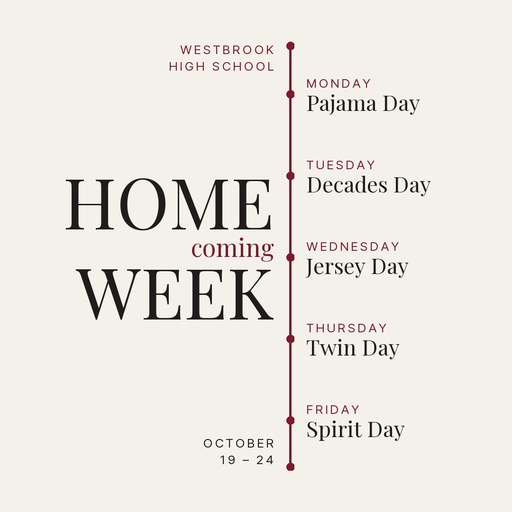 Square post size of Homecoming Week