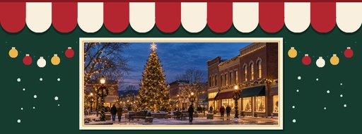 Page cover size of December on Main Street