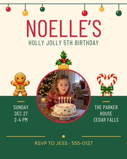 Portrait post size of Holly Jolly Five