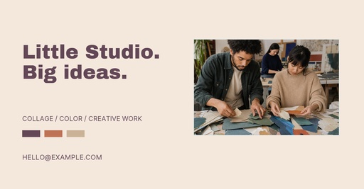 Group cover size of Little Studio, Big Ideas