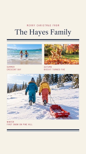 Story opener size of Our Family Christmas Letter