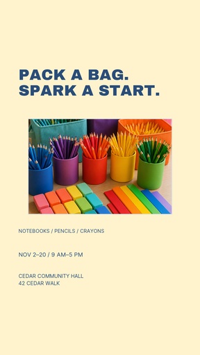 Story opener size of The School Supply Share