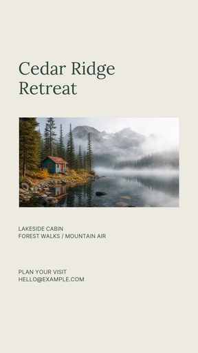 Story opener size of The Cedar Ridge Retreat