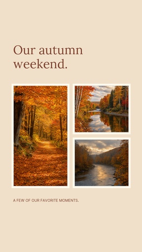 Story opener size of Our Autumn Weekend