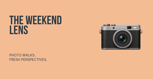 The Weekend Lens Page Cover Template - Design Templates