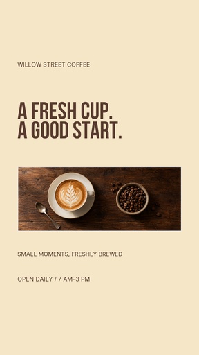 Story opener size of A Fresh Cup