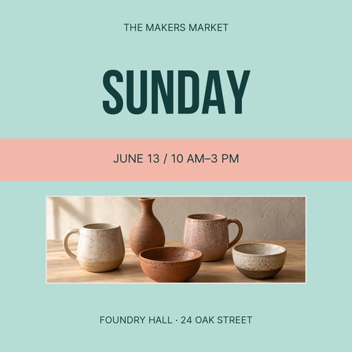 Square post size of The Makers Market