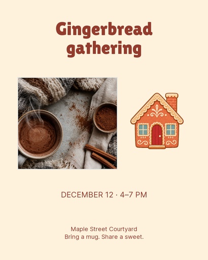 Portrait post size of Gingerbread Gathering