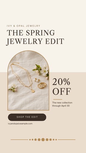 Story opener size of The Spring Jewelry Edit
