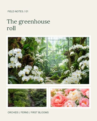 Portrait collage size of The Greenhouse Roll