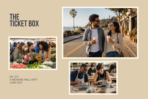 The Ticket Box Square Collage Template - Design Templates